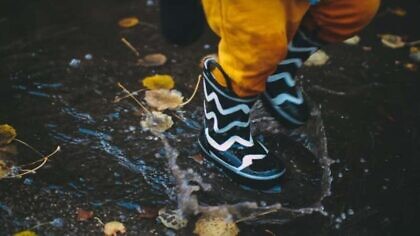 Textprobe: Hochwasser und Gummistiefel
