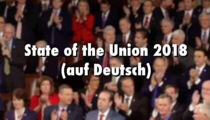 Trumps erste Ansprache zur Lage der Nation (auf Deutsch)