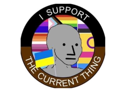 »I support the current thing«