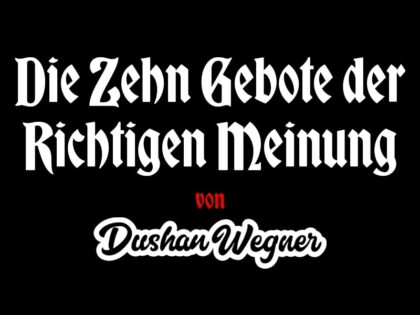 Die 10 Gebote der »richtigen Meinung«