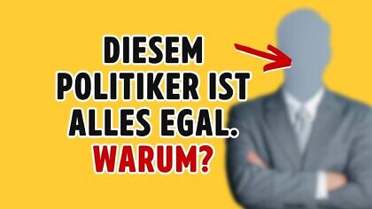 Was sagst du einem Politiker, dem du total egal bist?