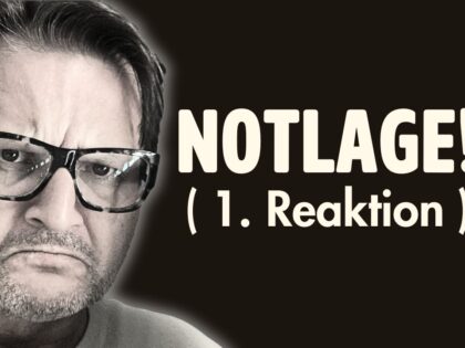 Notlage, der legale Stinkefinger