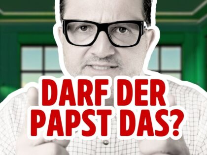 Papst will Frieden – darf der das?