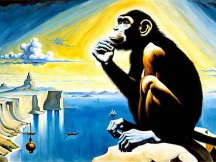 Affe und Philosoph