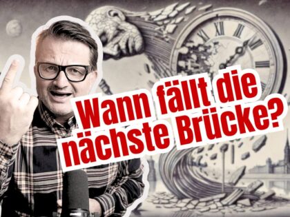 Carolabrücke in Dresden eingestürzt
