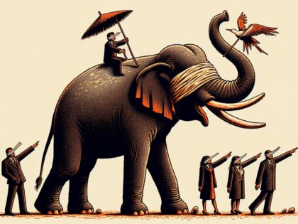 Ich blind, du blind, »wir« Elefant