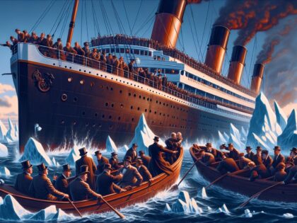 Titanic, aber Passagiere werden verklagt
